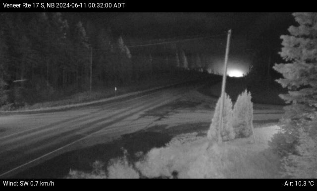 Web Cam image of Veneer (NB Highway 17)