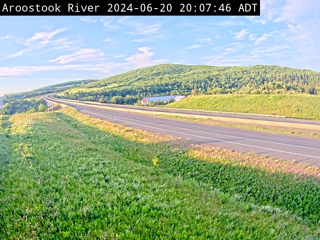 Web Cam image of Aroostook River (NB Highway 2)