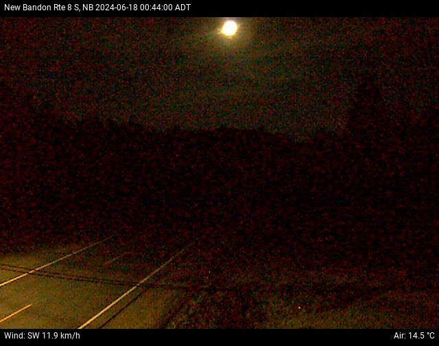 Web Cam image of New Bandon (NB Highway 8)