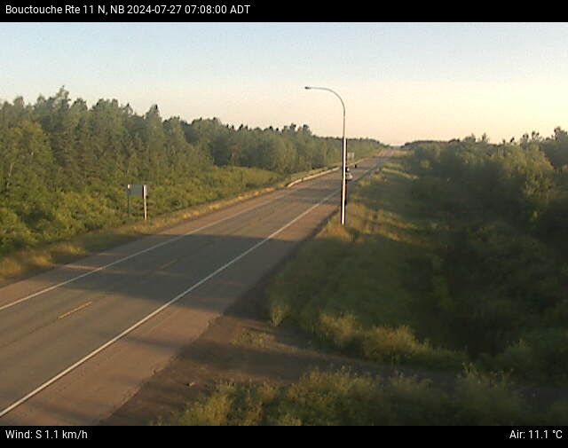 Web Cam image of Bouctouche (NB Highway 11)