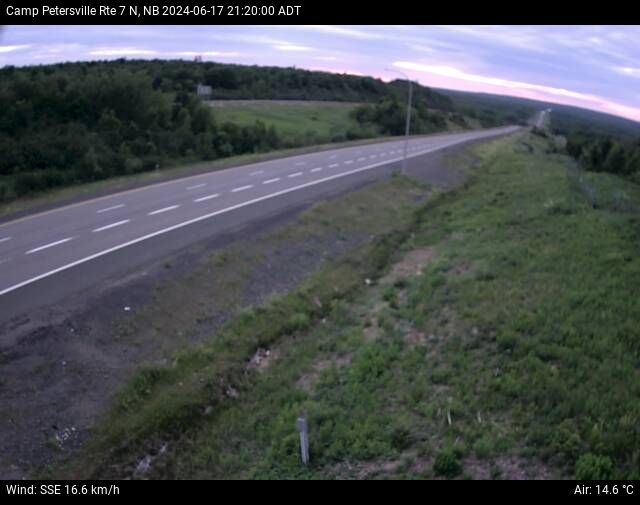 Web Cam image of Camp Petersville (NB Highway 7)