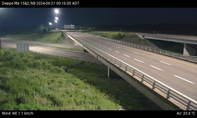 Web Cam image of Dieppe/Moncton (NB Highway 2)