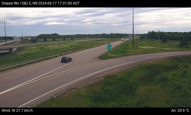 Web Cam image of Dieppe/Moncton (NB Highway 2)