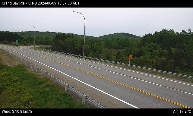 Web Cam image of Grand Bay-Westfield (NB Highway 7)