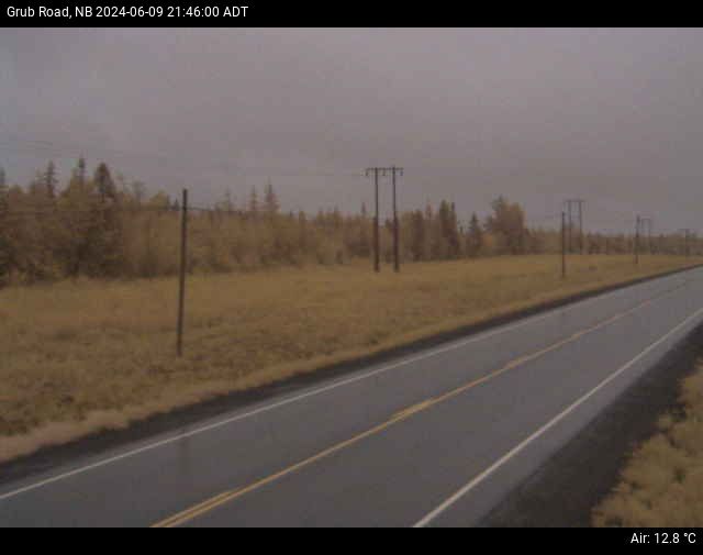 Web Cam image of Grub Road (NB Highway 10)
