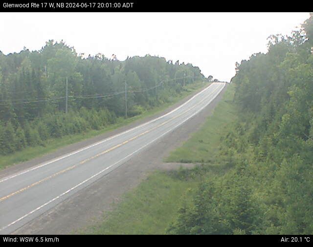 Web Cam image of Glenwood (NB Highway 17)