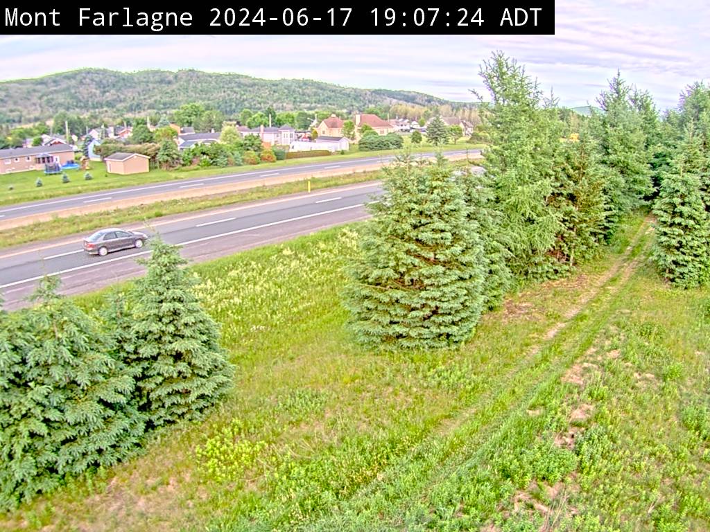 Web Cam image of Mont Farlagne (NB Highway 2)