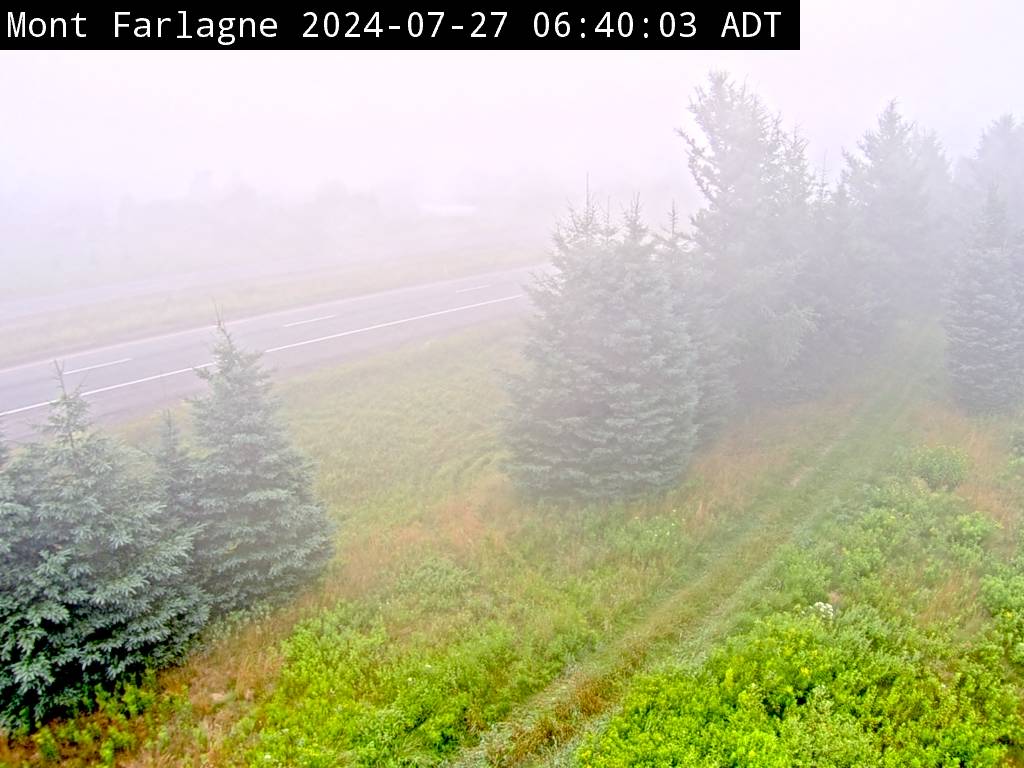 Web Cam image of Mont Farlagne (NB Highway 2)