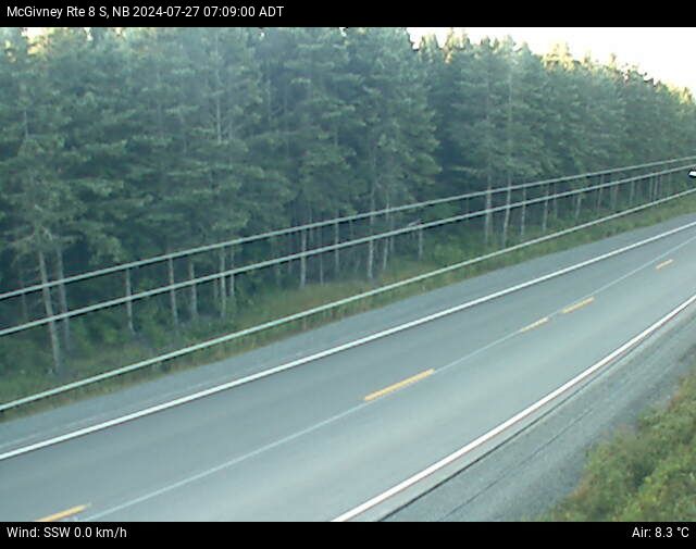 Web Cam image of McGivney (NB Highway 8)