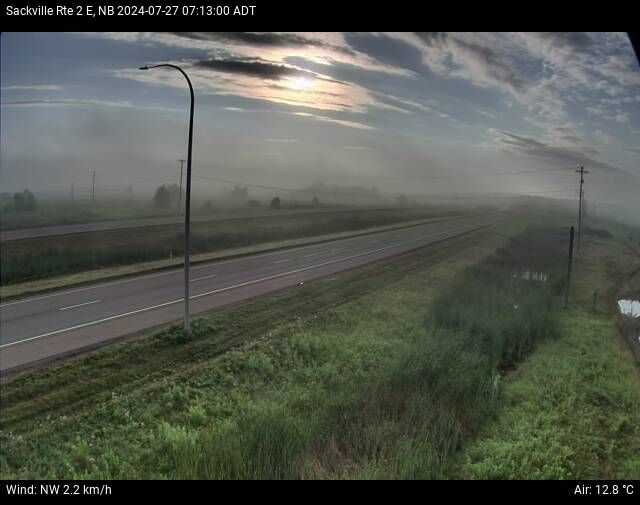 Web Cam image of Sackville (NB Highway 2)