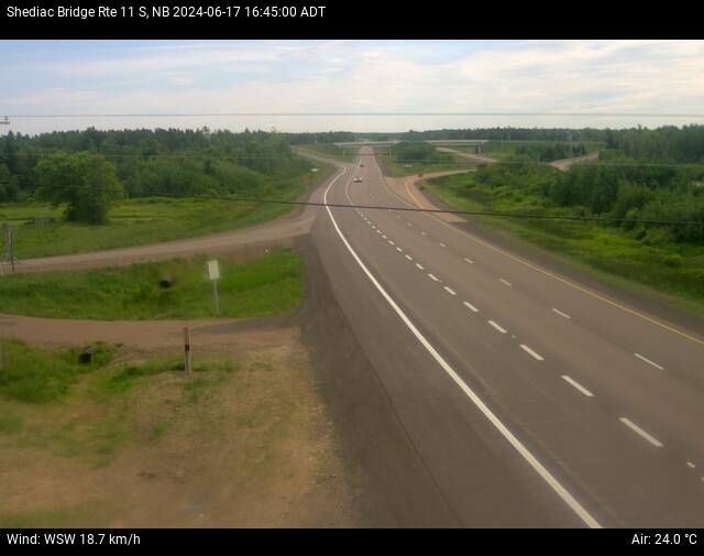 Web Cam image of Shediac Bridge (NB Highway 11)