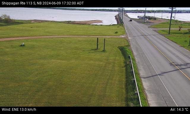 Web Cam image of Shippagan (NB Highway 113)