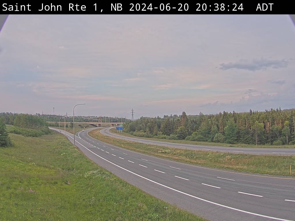 Web Cam image of Saint John (NB Highway 1)