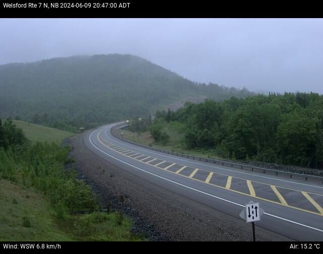 Web Cam image of Welsford (NB Highway 7)
